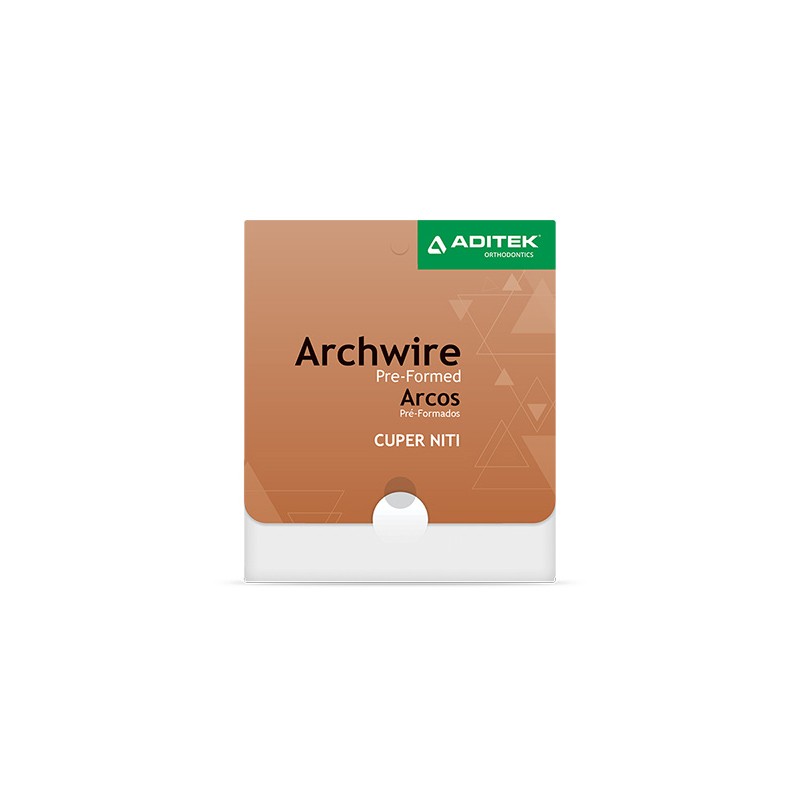 Copper NiTi Archwire with stops - universal rectangular