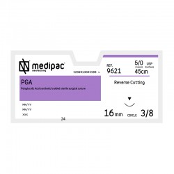 Sutures PGA 5/0 Medipac