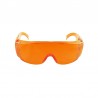 Orange safety glasses